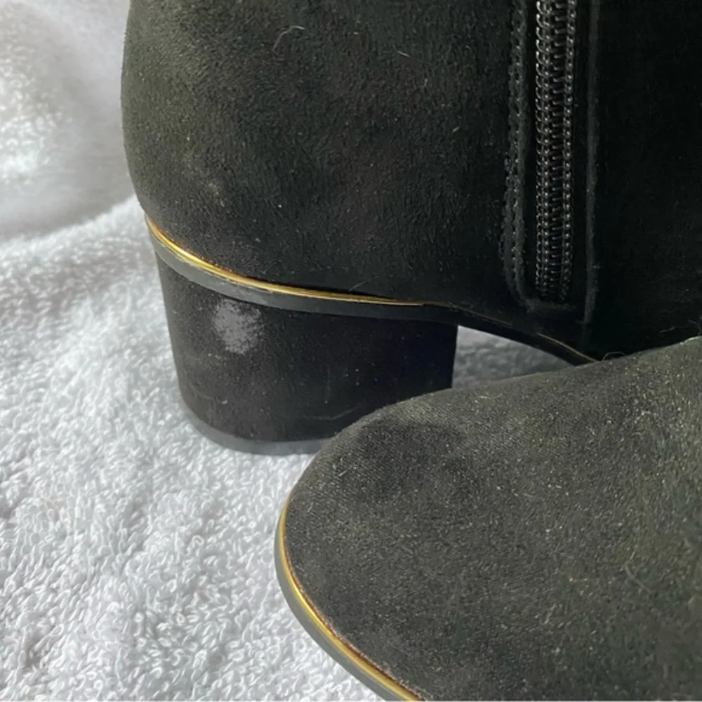 Place Shoes Boots Girls‎ Size 1 Black Side Zip